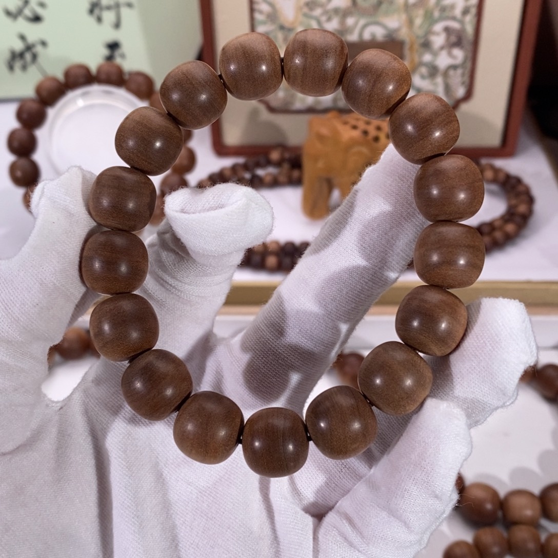 檀香木手串/手链横纹黑肉1213尾货树心