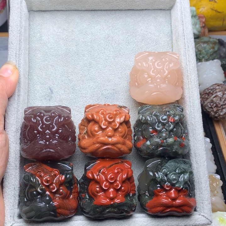 玛瑙/玉髓合金挂件