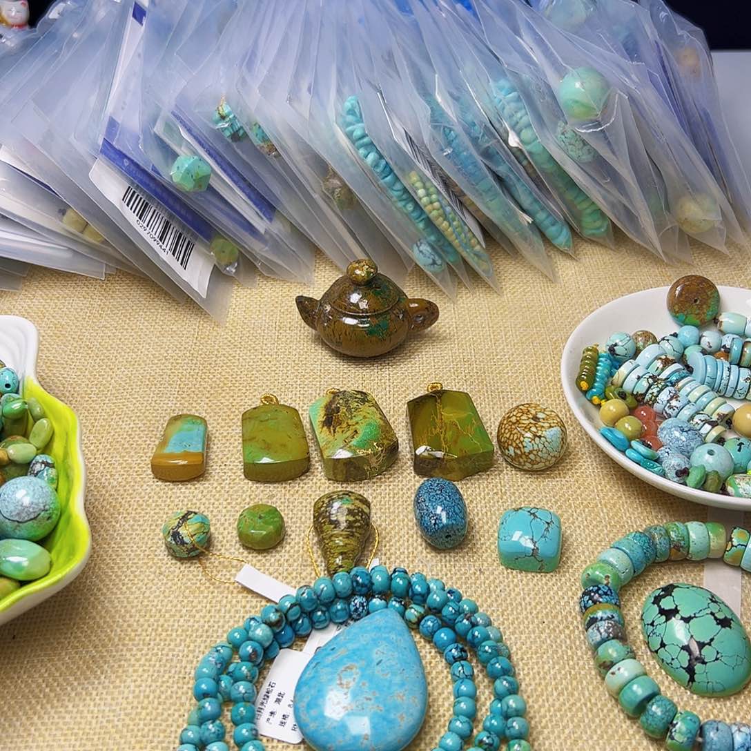 绿松石珠宝奇石未镶嵌