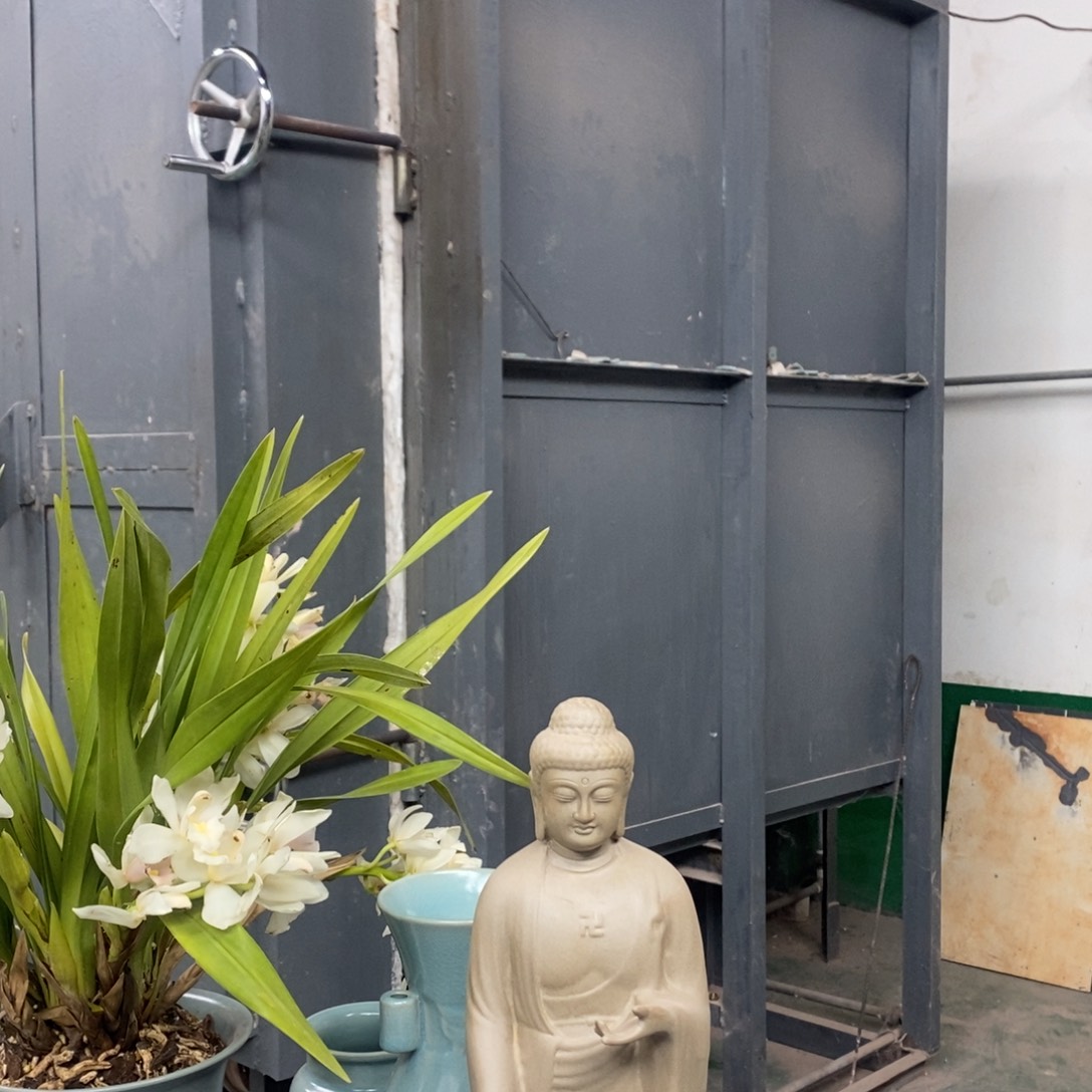 摆件抱朴汝瓷仿古微瑕