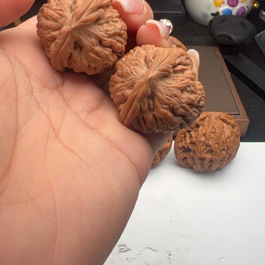 文玩核桃把件莲花35