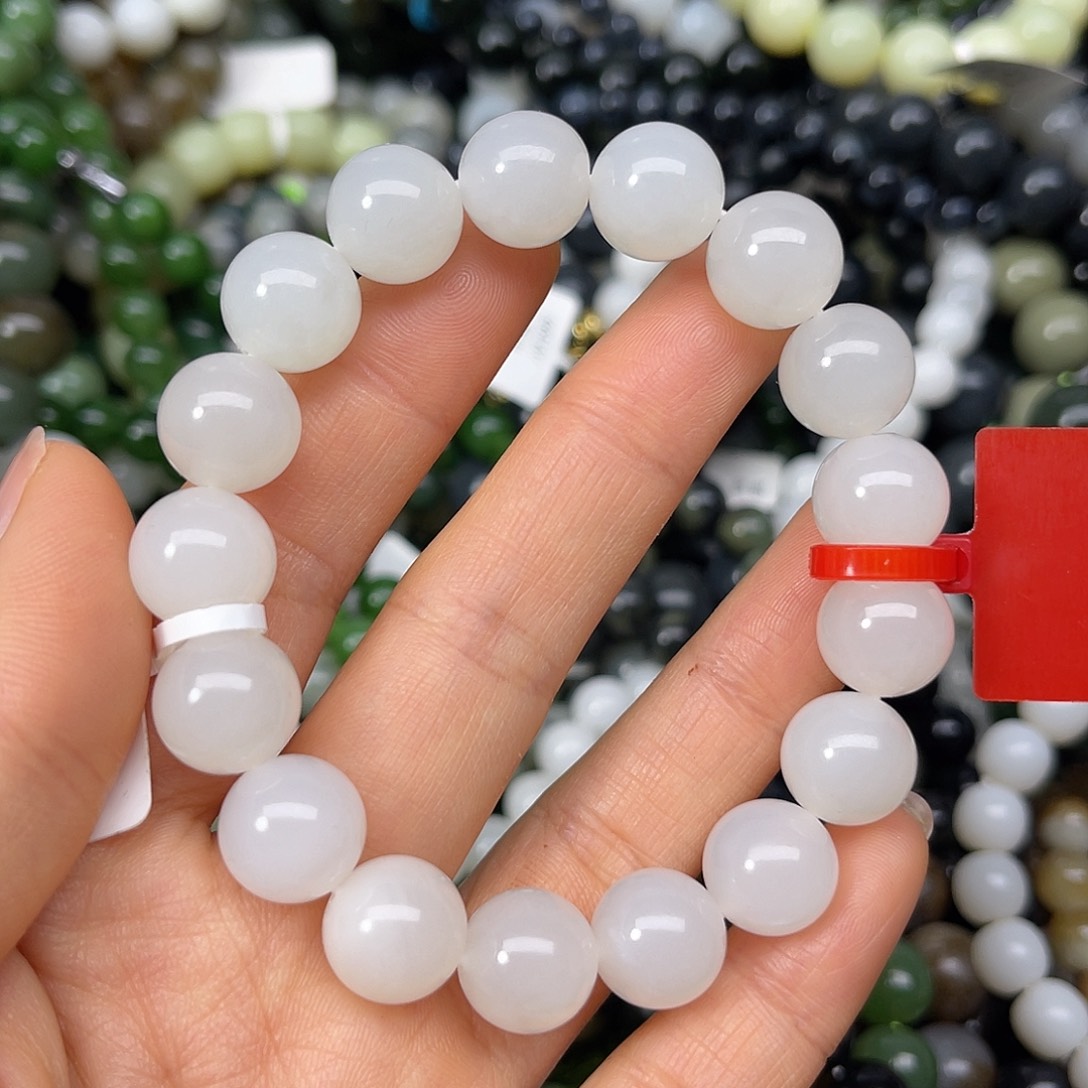 和田玉未镶嵌手链