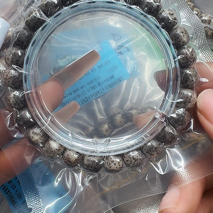 星月菩提手串541高端黑灰星月菩提98桶单圈