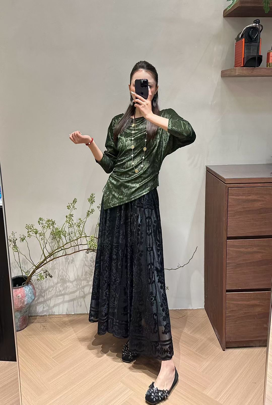 常规款明制秋季提花长袖汉服设计师衬衫紫色女装女士