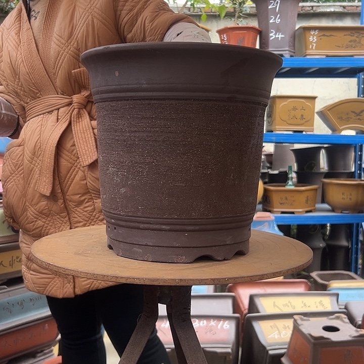 30拉毛高栏花盆花盆