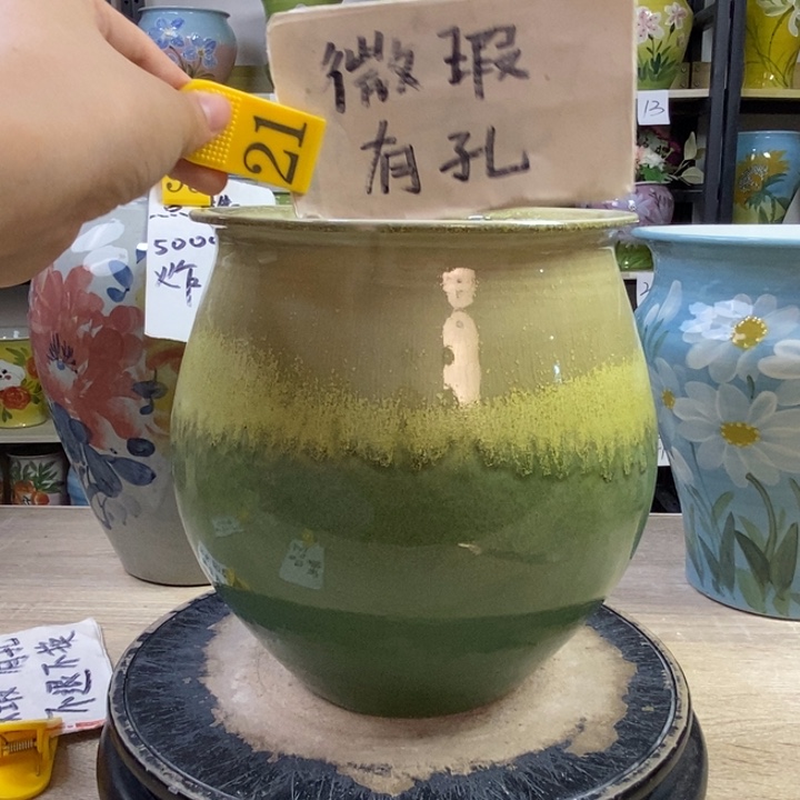 景德镇高温陶瓷花盆