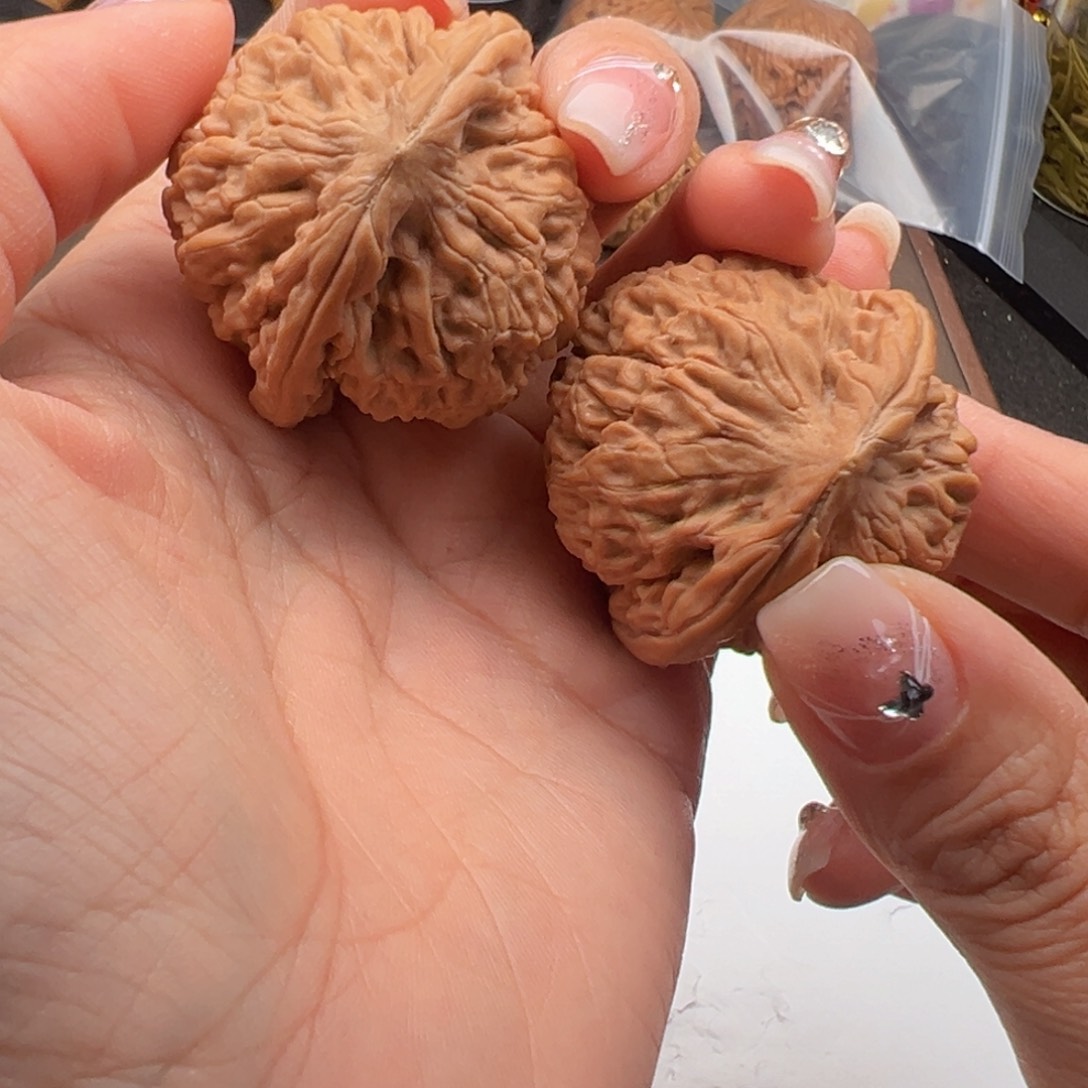 文玩核桃把件莲花40