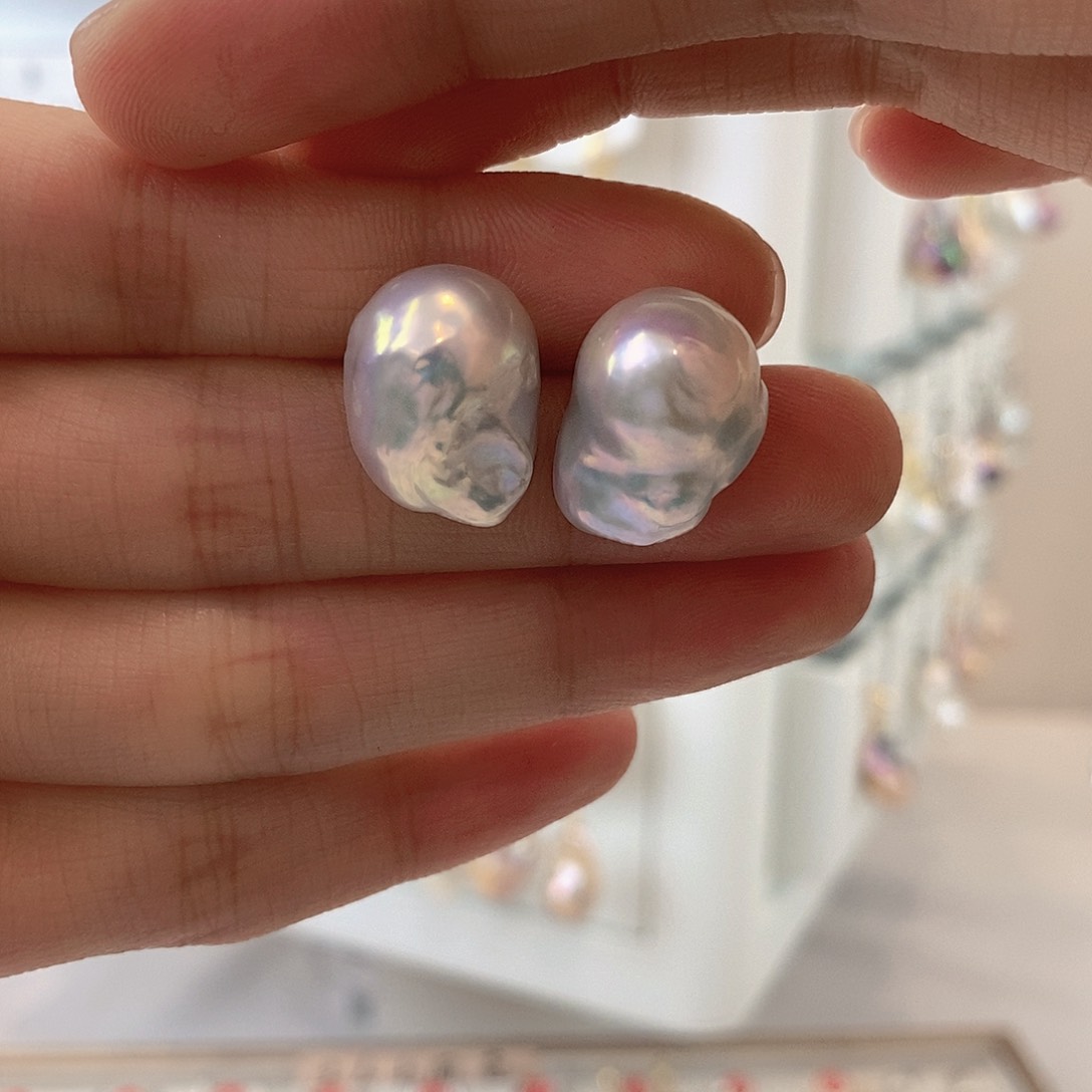 淡水珍珠颈饰银S925镶嵌