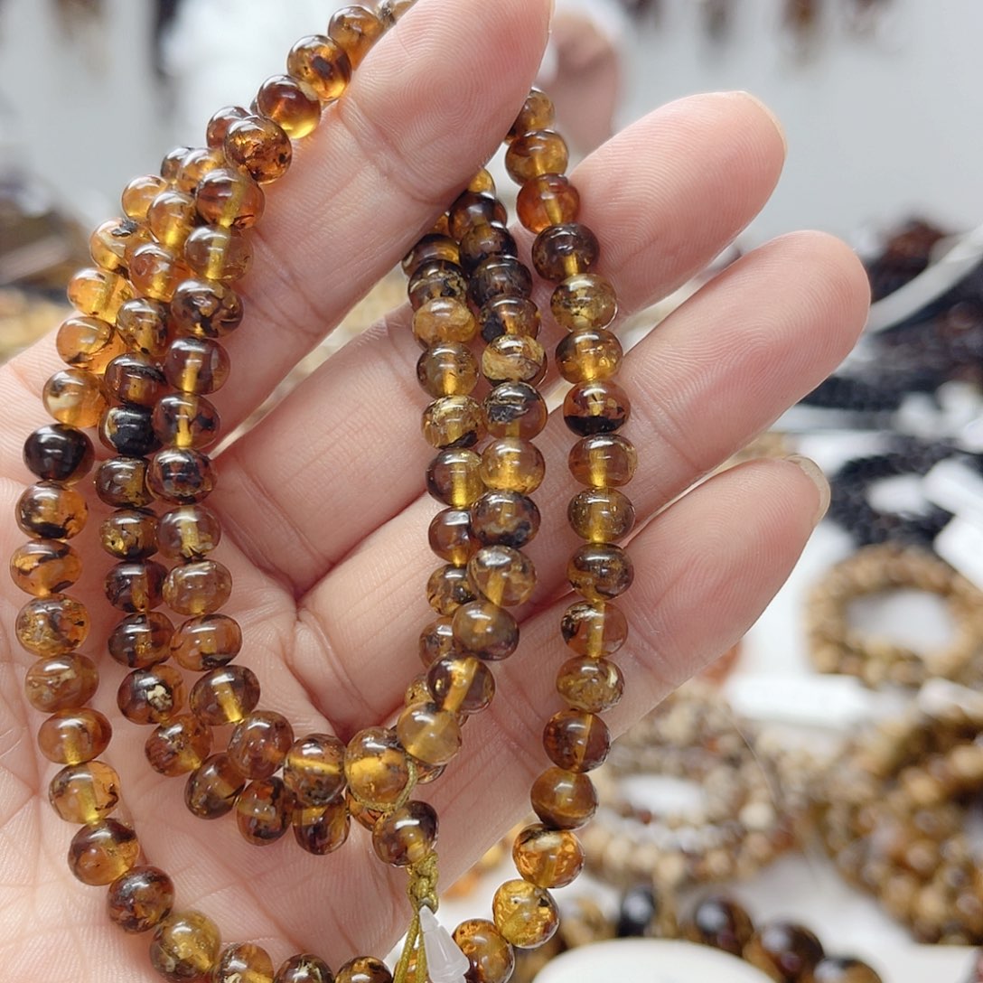 手链琥珀未镶嵌琥珀6