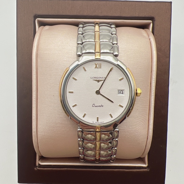 95新 Longines/浪琴 大浪琴512-9石英赠送表带赠送手链