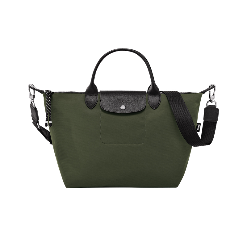 【法国直邮】LONGCHAMP珑骧 LPE女士卡其色帆布手提包