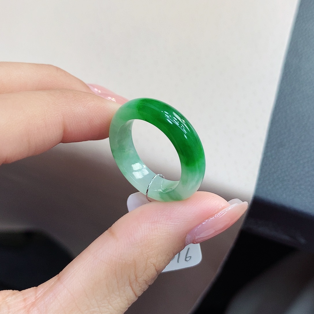 未镶嵌戒指翡翠15号