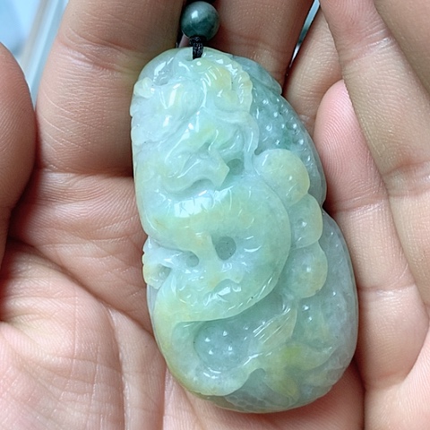 翡翠颈饰未镶嵌天然缅甸翡翠a货