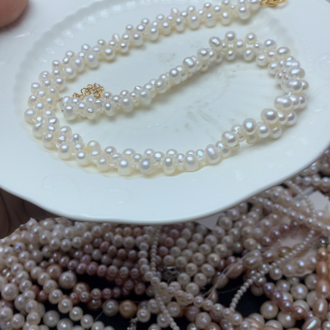 淡水珍珠5-6未镶嵌n89项链
