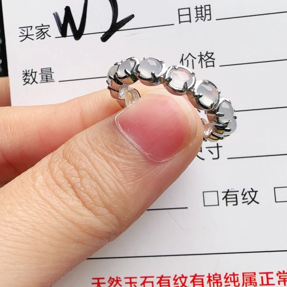 银S925镶嵌手链翡翠