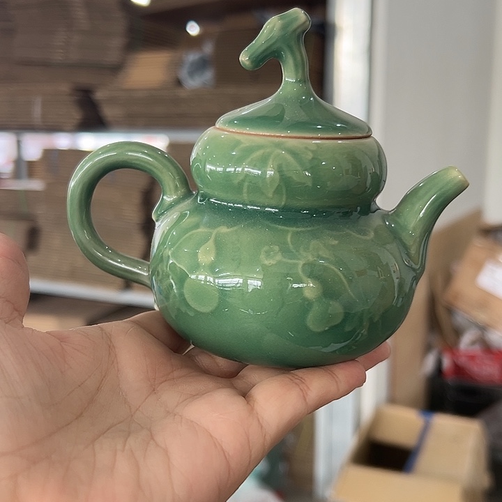 龙泉云间青瓷小米茶器
