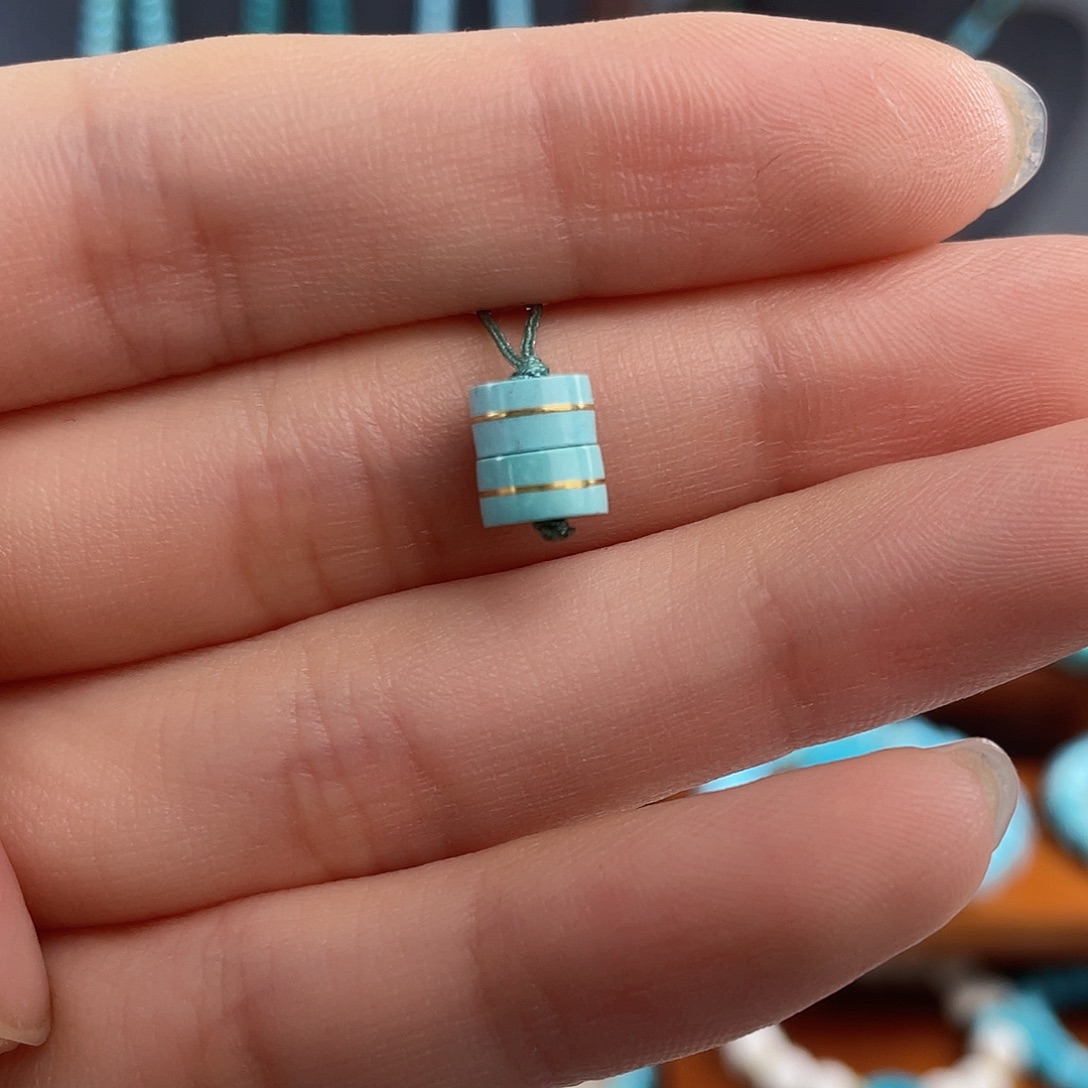 绿松石未镶嵌配饰6+mm