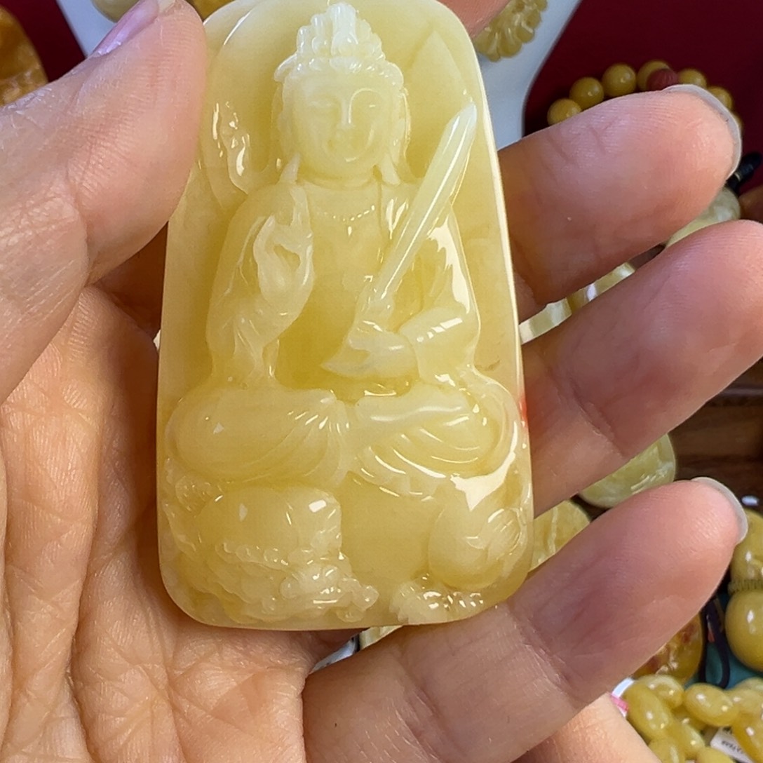 蜜蜡吊坠(不含链)未镶嵌