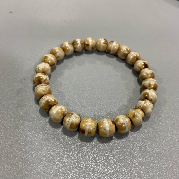 K232【一线天】 紫金鼠花皮镶嵌腰带卡1.0单圈手串