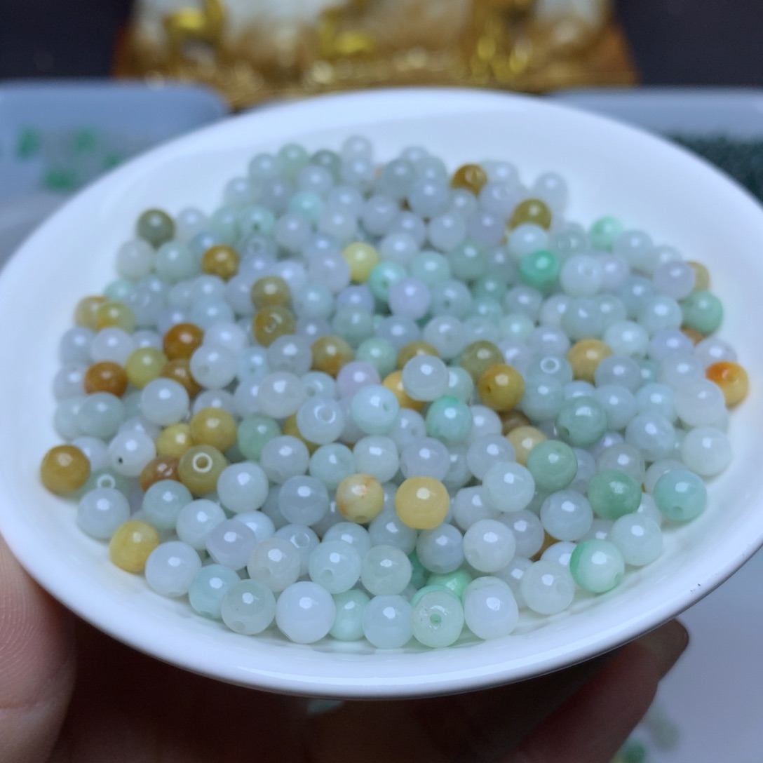 【闪购商品】翡翠手链未镶嵌卡5.2冰三彩100个