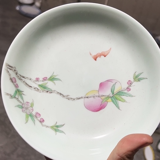 盘7寸手工盘一个陶瓷陶瓷