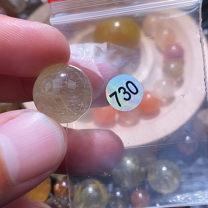 宛***舍手链发晶未镶嵌天然水晶手串