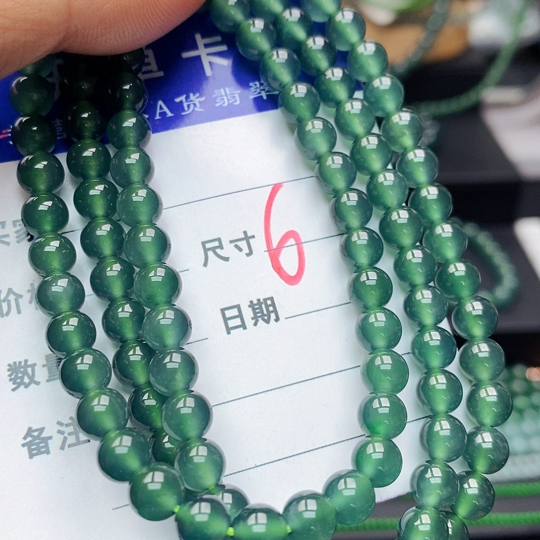 翡翠未镶嵌手链翡翠