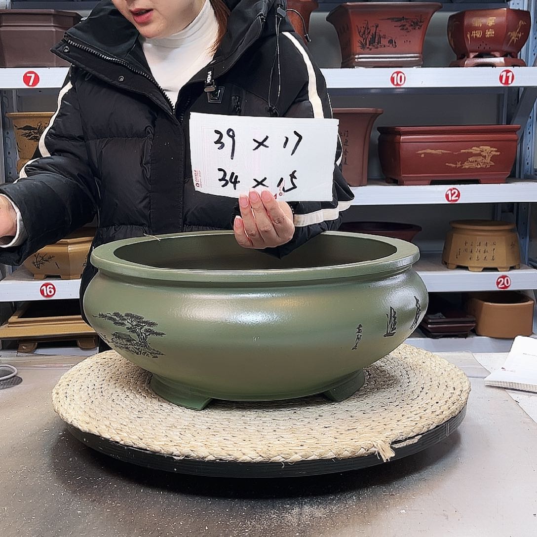 紫砂花盆紫砂花盆