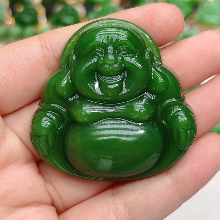 和田玉（碧玉）颈饰未镶嵌