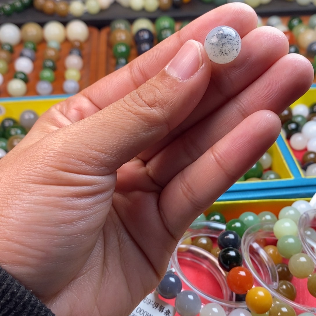 和田玉未镶嵌珠宝奇石卡12点墨青花y