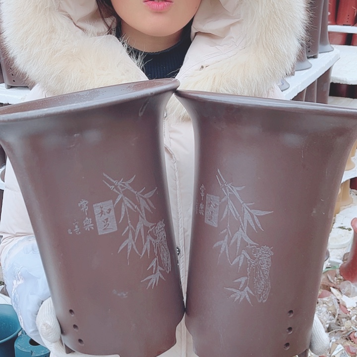 花盆紫砂宜兴紫砂精品花盆 