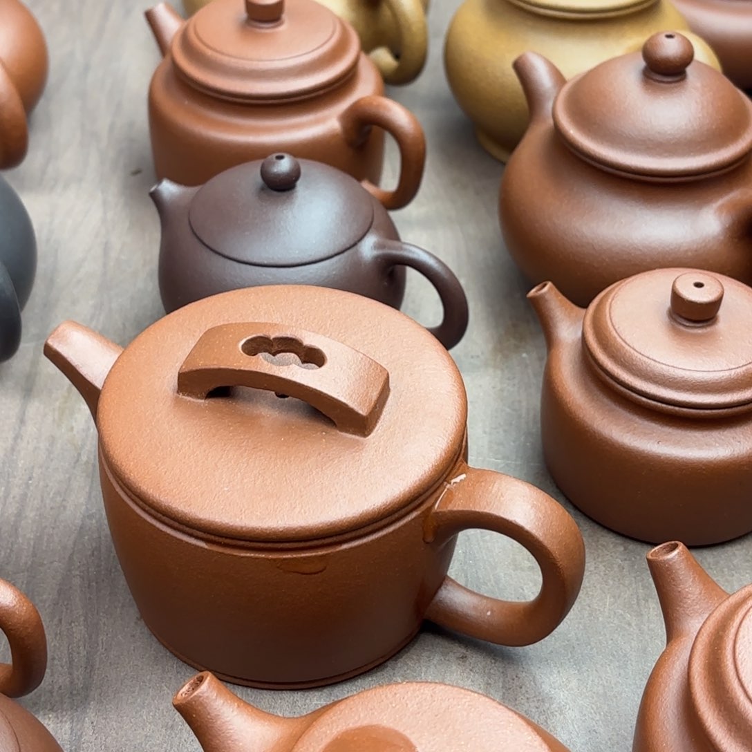 紫砂茶壶实*容天壶微瑕220