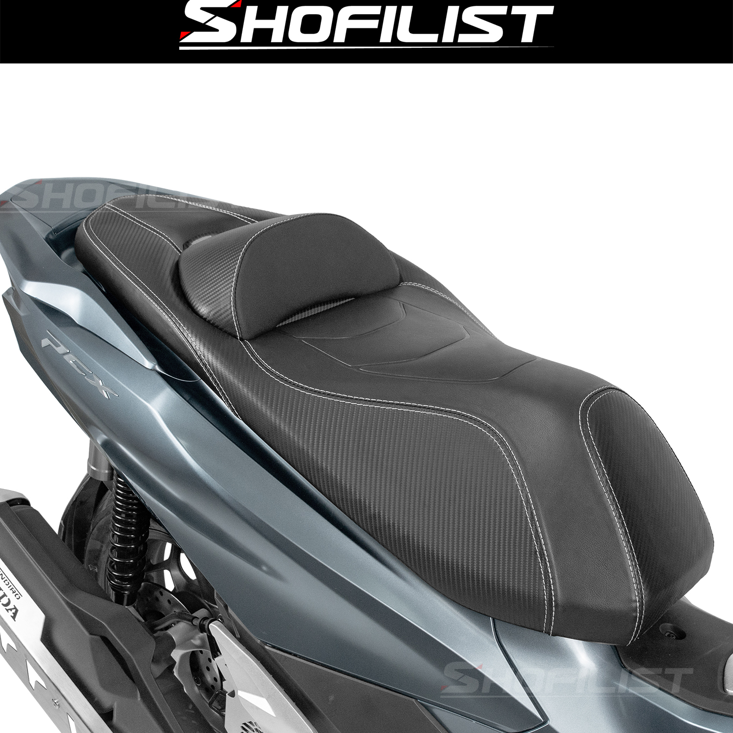 24/25款本田PCX150/160通用改装优质总成加厚高密度腰靠防水座包