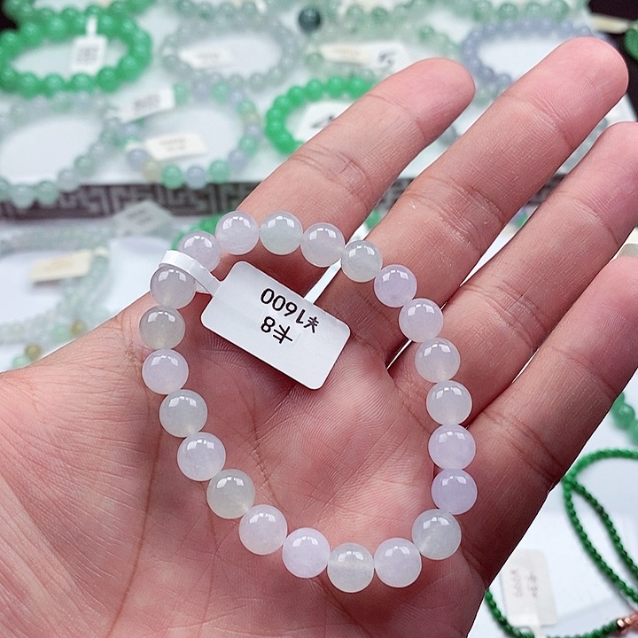 翡翠手链未镶嵌卡8