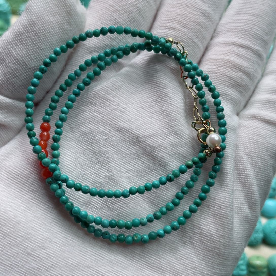 绿松石珠宝奇石未镶嵌