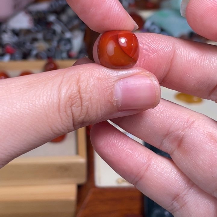 南红玛瑙未镶嵌颈饰89