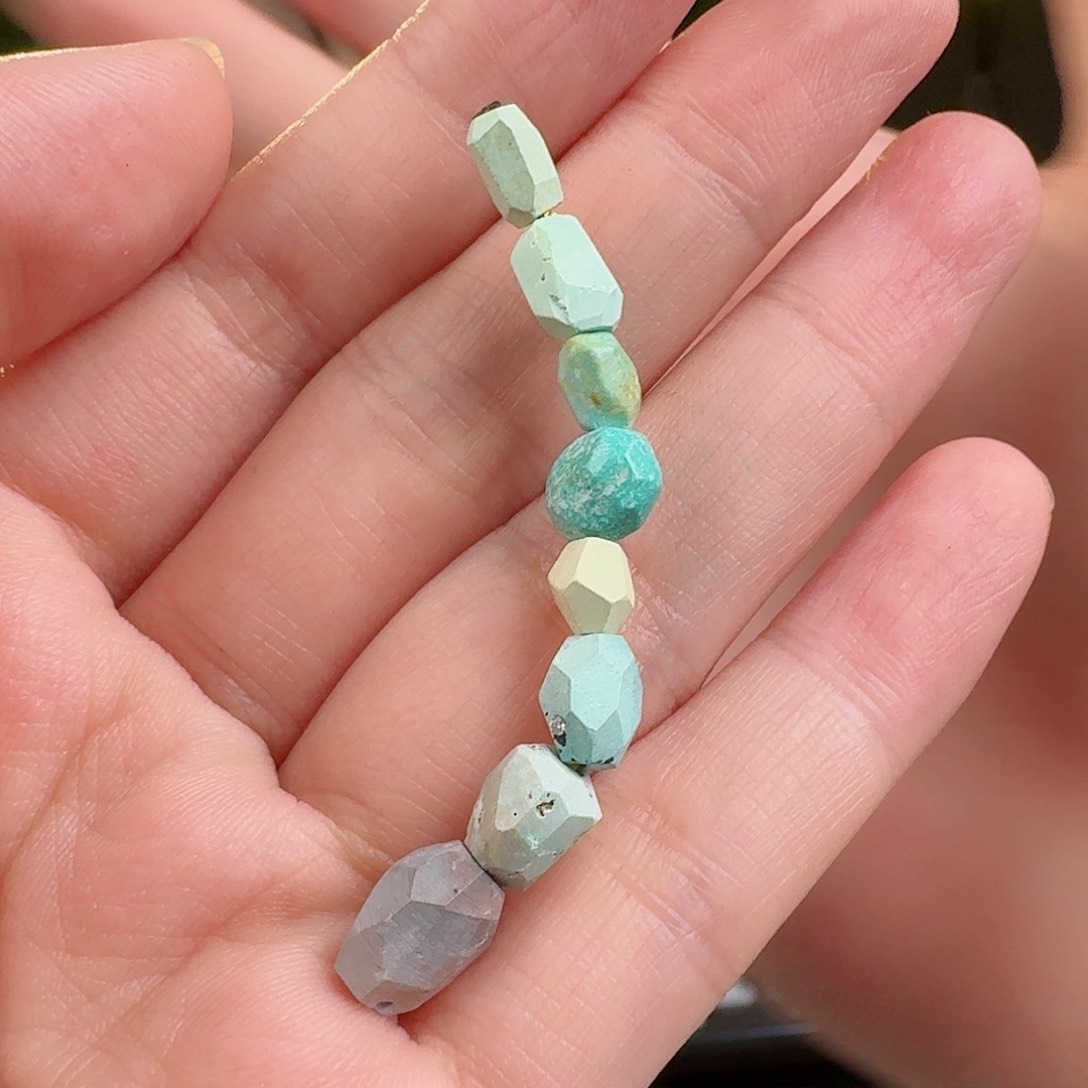 绿松石珠宝奇石未镶嵌