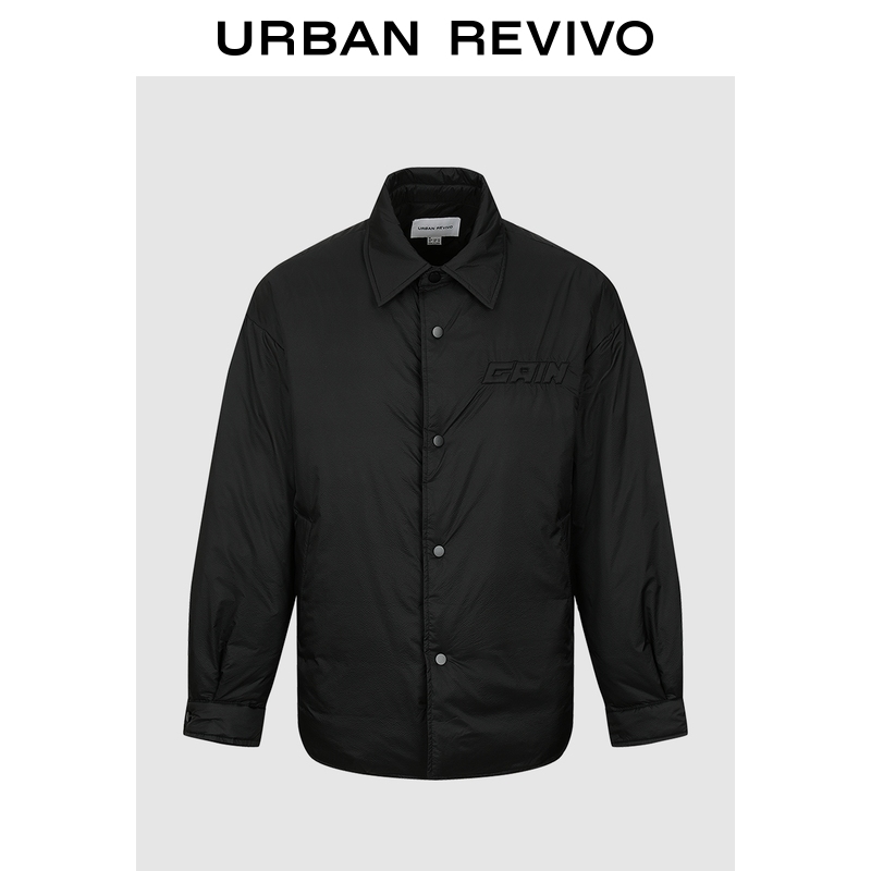 UR2025秋季新款男装潮流肌理感字母超宽松羽绒服UUV150005