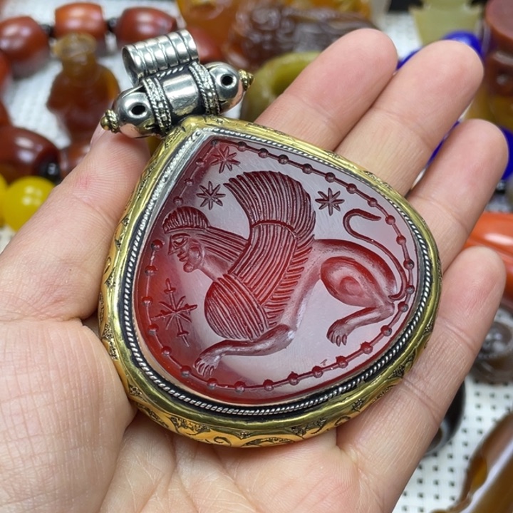 玛瑙/玉髓颈饰未镶嵌ℳ****