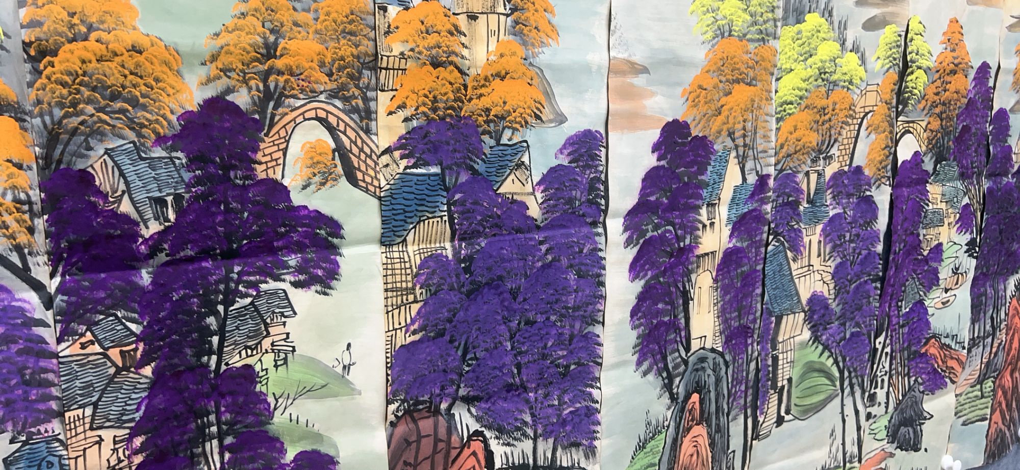 【树新】精品十二条屏装饰画通用链接