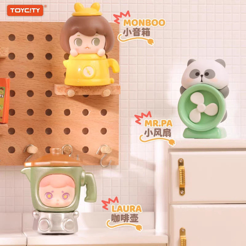 （草莓拆袋）TOYCITY电器小萌队系列盲袋萌粒潮玩盲