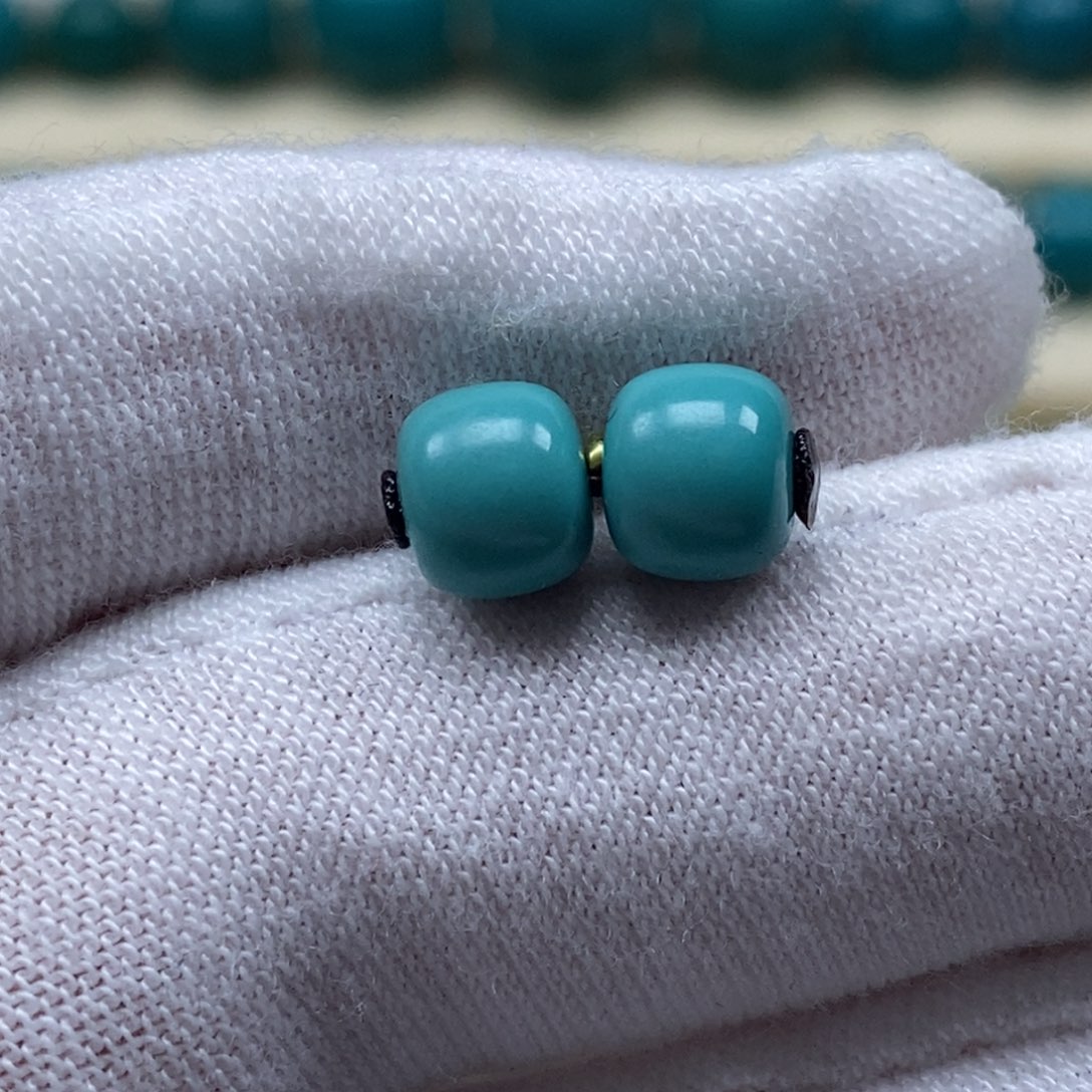 绿松石未镶嵌珠宝奇石6.4mm
