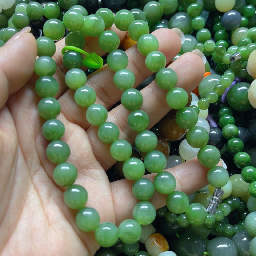 和田玉手链未镶嵌