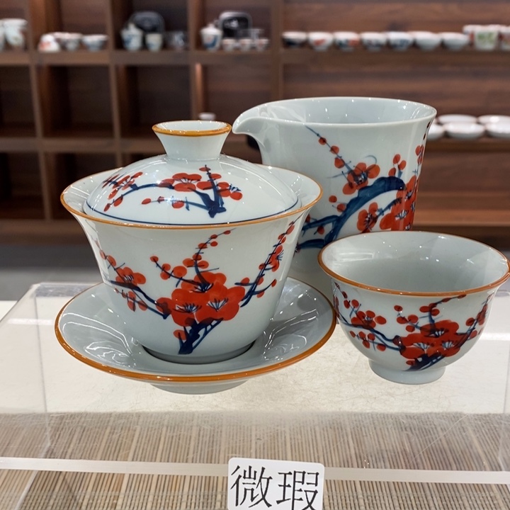 釉下老陶泥手工绘制