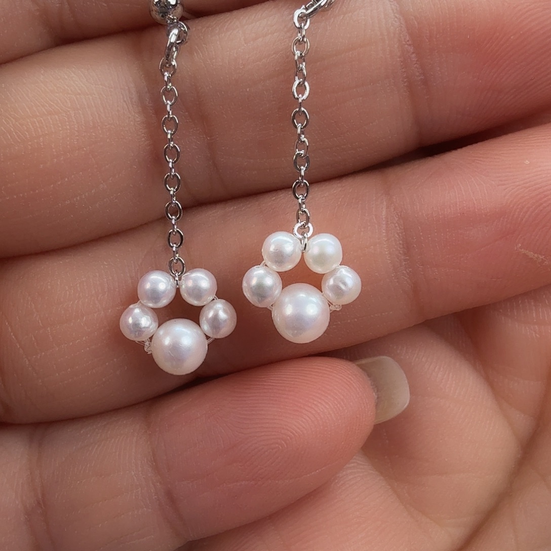 未镶嵌耳饰淡水珍珠