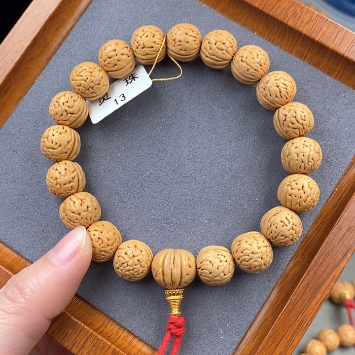 桃核手串灵珠13……