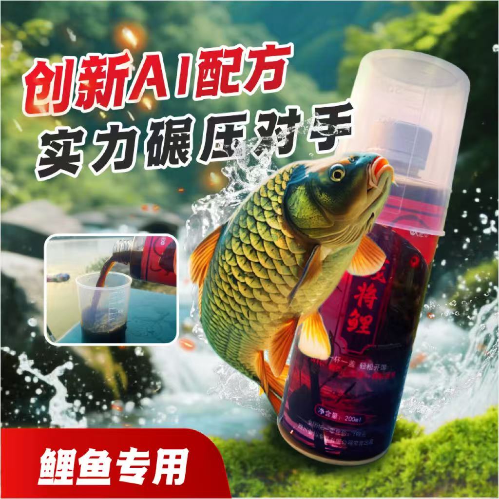 垂仙战将鲤钓鱼鲤鱼专业饵料添加休闲黑坑鲤鱼通用买一赠一组合装