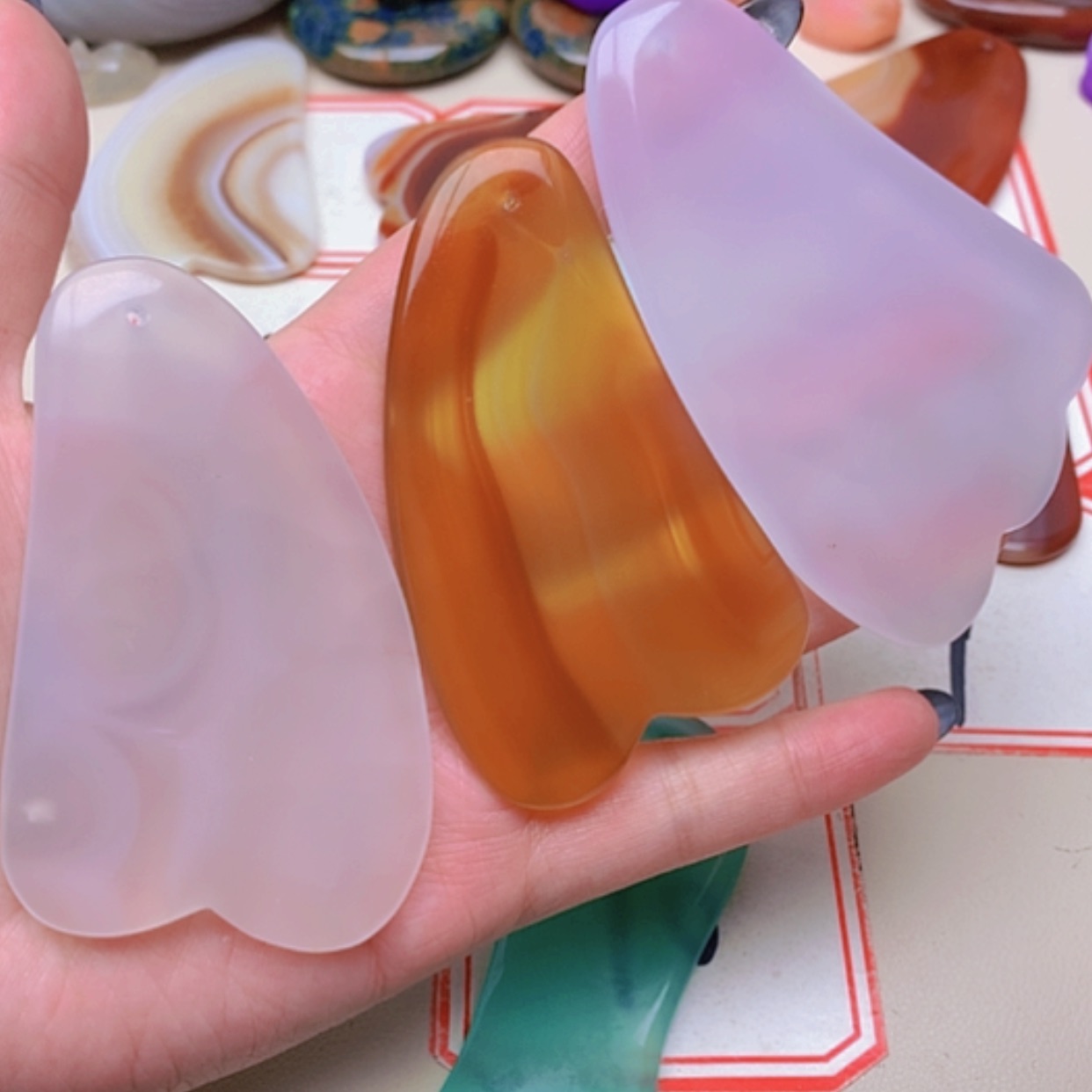 【闪购商品】未镶嵌玛瑙/玉髓珠宝半成品曹*
