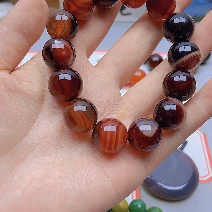 【闪购商品】玛瑙/玉髓未镶嵌珠宝半成品日*亮