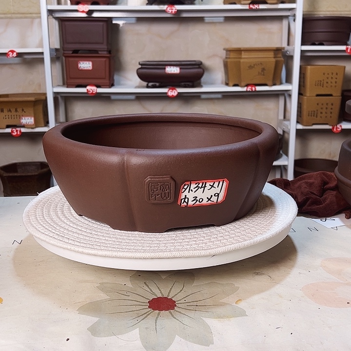 紫砂花盆紫砂花盆